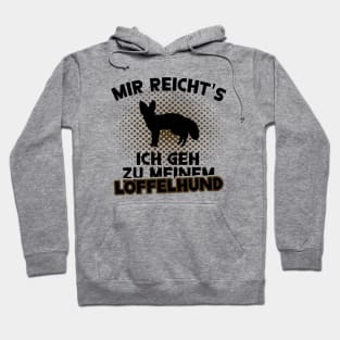 Löffelhund Wüste Fuchs Motiv Geschenkidee Hoodie